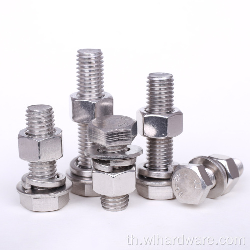 Hex Bolt Din 933 Bolt หัวหกเหลี่ยมสแตนเลส